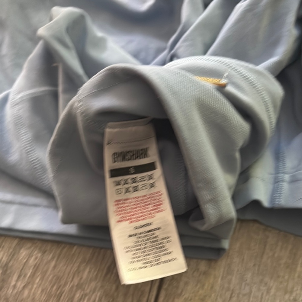 Gymshark Whitney Simmons Light Blue Shorts - Picture 2 of 3
